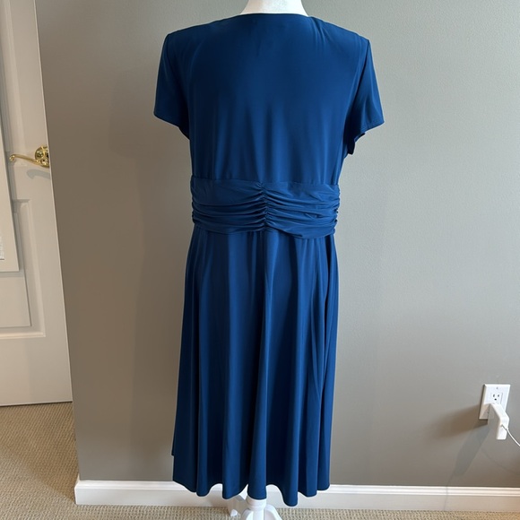 R&M Richards Dress w Rhinestone Buckle 14 - Picture 5 of 9